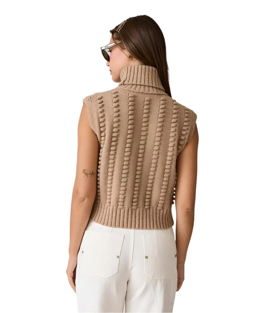 Willow Turtle Neck Knit Vest