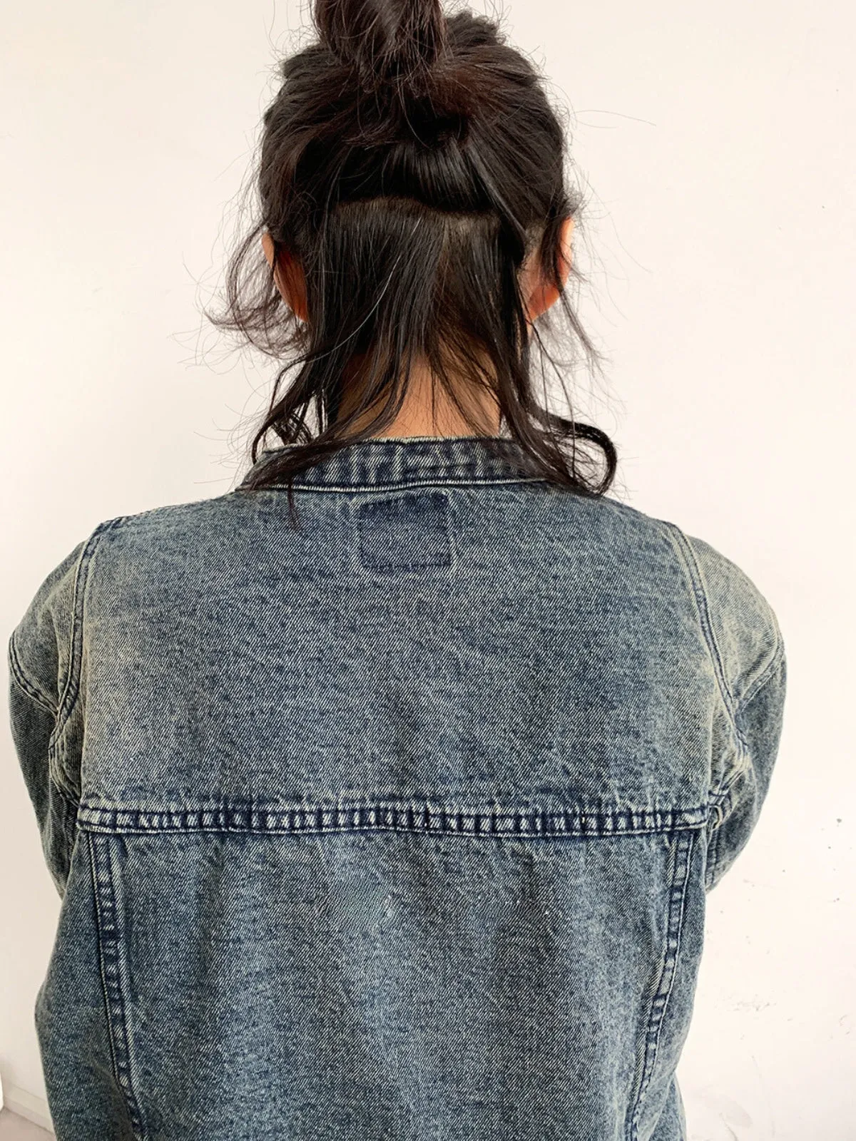 WLS Retro Washed Denim Jacket