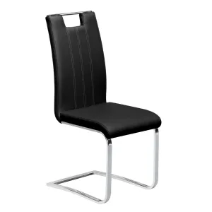 Zane Black Side Chair - Set of 2